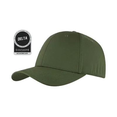 Stretch fitted cap with a closed back