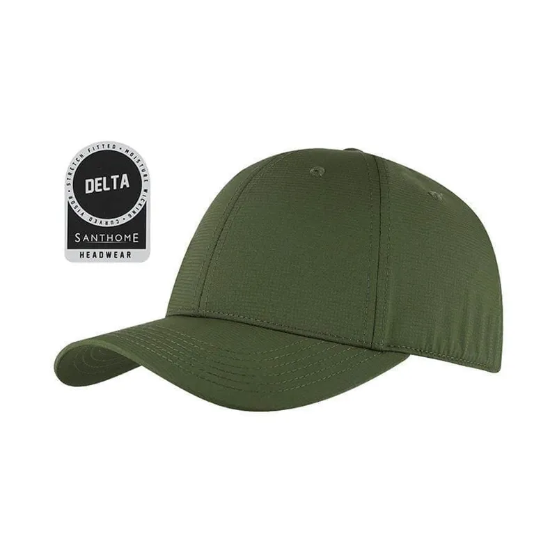 Stretch fitted cap with a closed back