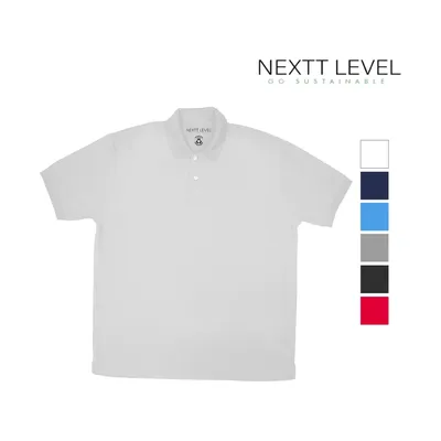 NEXTT LEVEL Polo T-Shirts in 100% Recycled Material