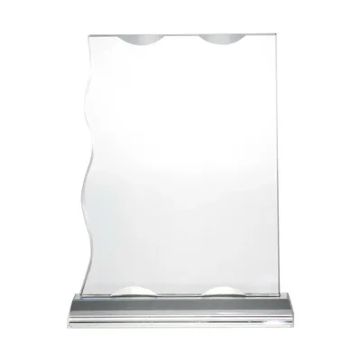 Rectangle Crystal Awards with Glass base & Box