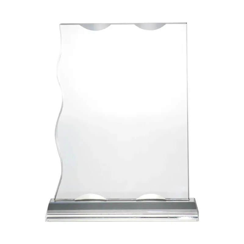 Rectangle Crystal Awards with Glass base & Box