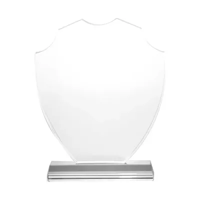 Victorian Shield Crystal Awards with Gift Box