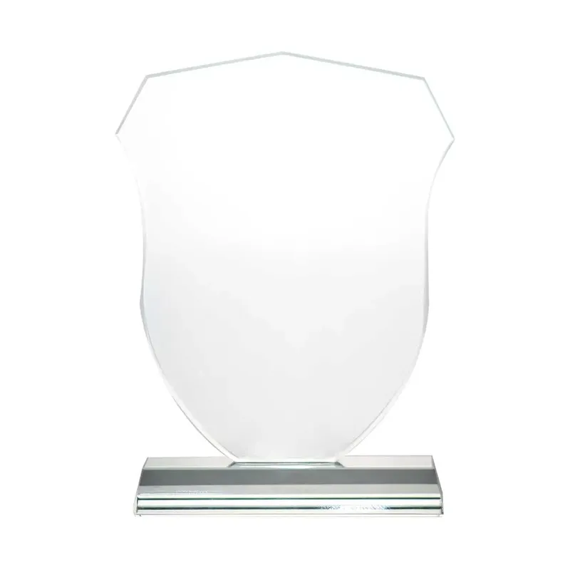 Shield Shaped Crystal Awards with Gift Box