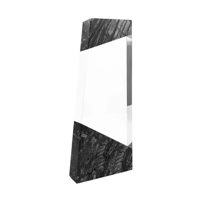 Crystal Awards Top & Bottom Marble Design with Gift Box