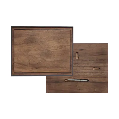 Horizontal Wooden Plaque with Box