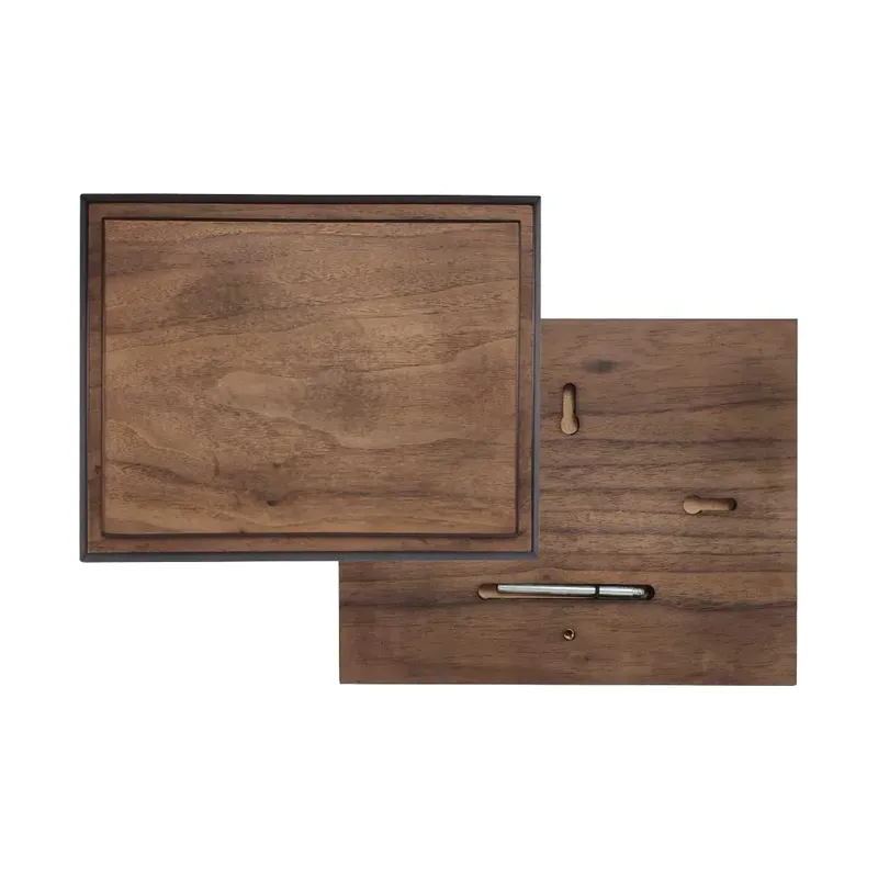 Horizontal Wooden Plaque with Box