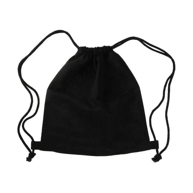 Cotton drawstring bag for sport and school