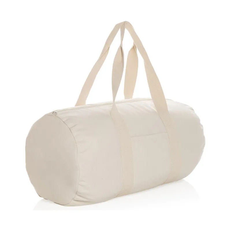 Recycled cotton duffel bag