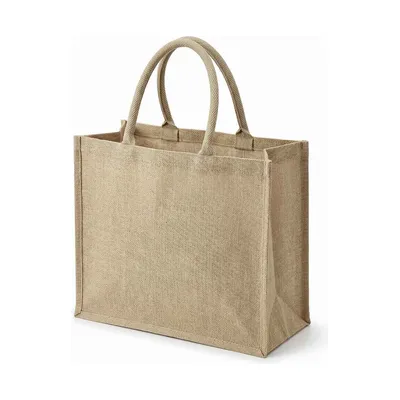Landscape jute shopping bag