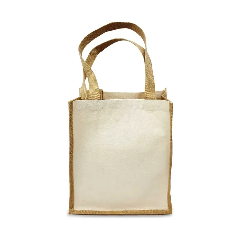 Jute and Cotton Bags Two Side Print