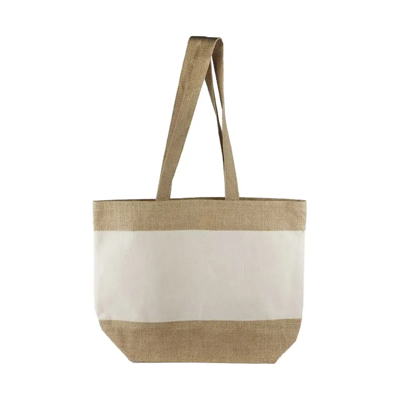 Laminated JUCO Beach Bags with Long Handles