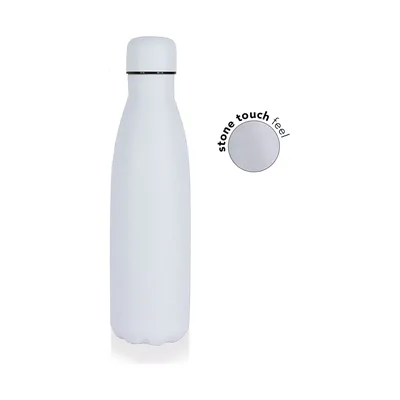 Stone touch insulated water bottle