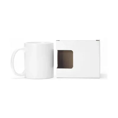 White Sublimation Ceramic Mugs with Box 11 oz