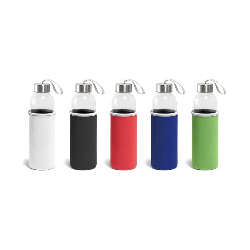 Promotional Glass Bottles with Sleeve 500 ml