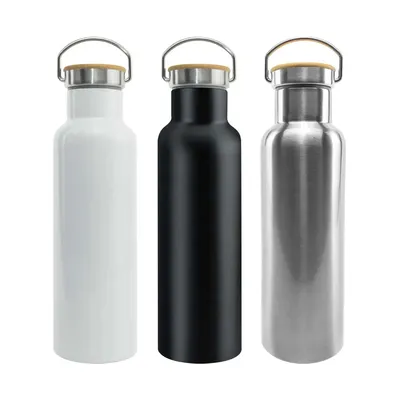 Stainless Steel Bamboo Flask