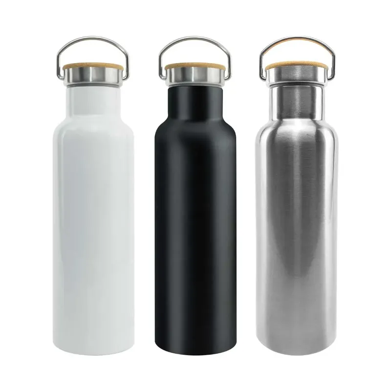 Stainless Steel Bamboo Flask