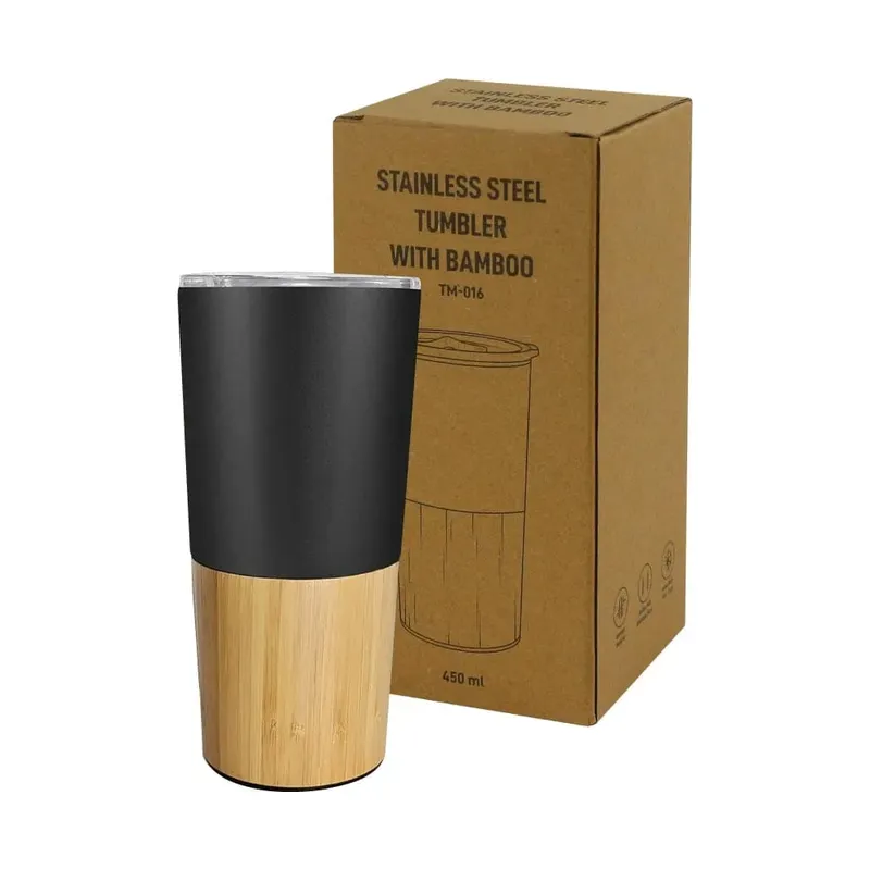 Travel Tumbler with Bamboo