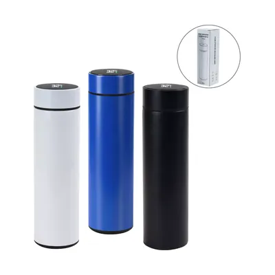 Double Wall Bottles with Temperature Display 500ml