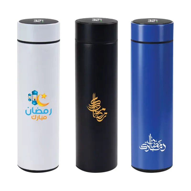 Double Wall Bottles with Temperature Display 500ml - Ramadan Gifts
