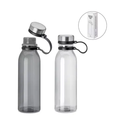 rPET Transparent Bottles 800ml SS Lid with Carry Handle