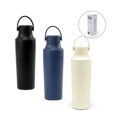 Dual Opening SS Bottles, Double-Wall Insulated Body, Powder Coated, 500ml