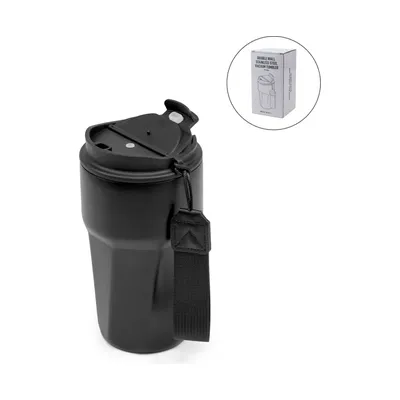 Tumblers with Lanyard in Double Wall Stainless Steel 480ml