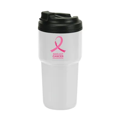 Tumblers with Breast Cancer Awareness Logo