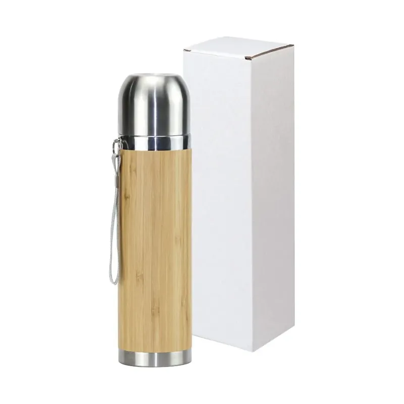 Promotional Bamboo Flask