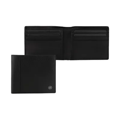 Cross pebble leather fold wallet, 8 cards