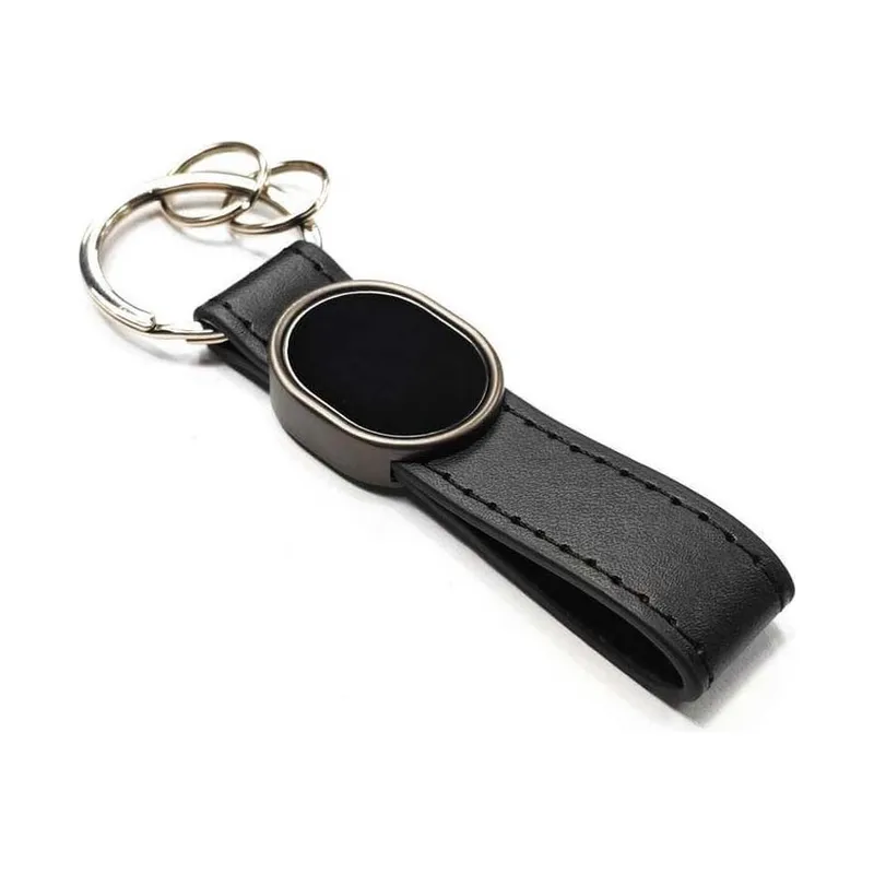 PU and metal keyring