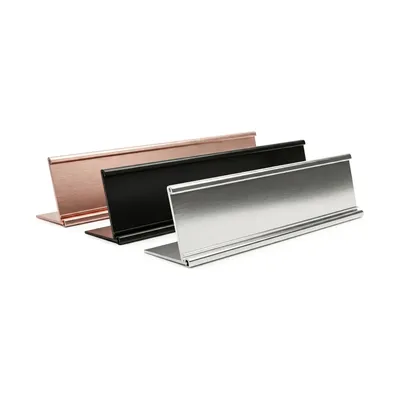 Aluminum Desk Sign Holders