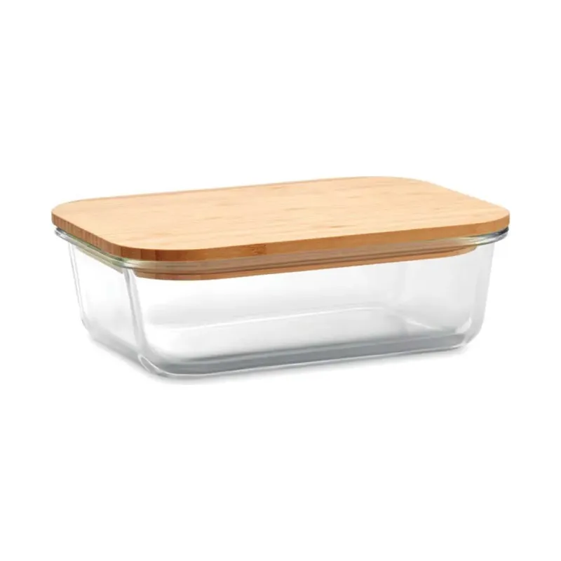 Glass Lunch Box with Bamboo Lid