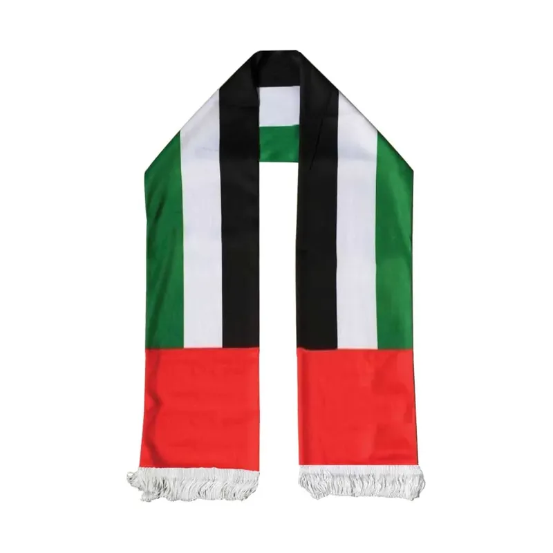 UAE Flag Satin Scarfs
