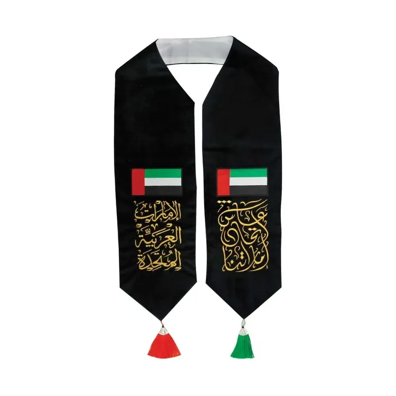 UAE Flag Velvet Scarfs