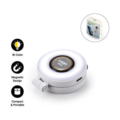 Pocket Selfie Ring Light with MagSafe, Bi-Color LED, 180° Flip Design