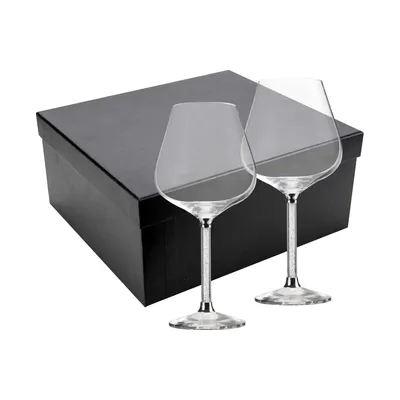 Wine Glass Gift Sets, 2 Pcs, 22 cm tall, with Gift Box
