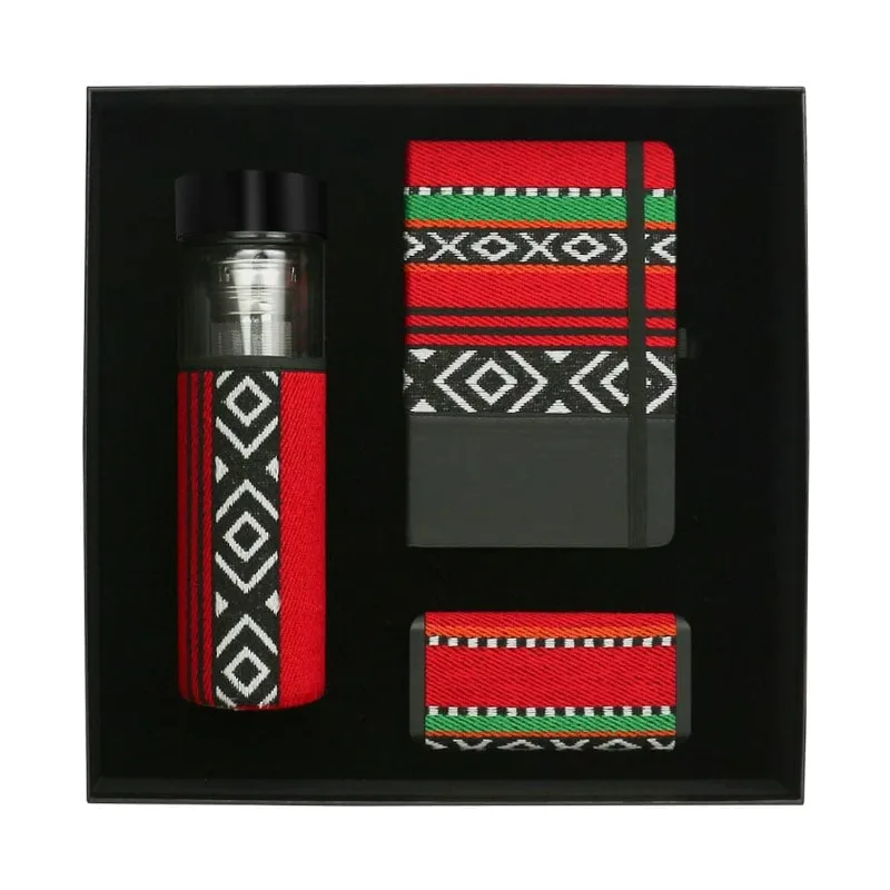 SADU Design Corporate Gift Sets with Bottle Notebook Powerbank