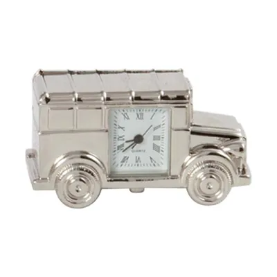 Pierre Cardin Triompe silverplated desk clock