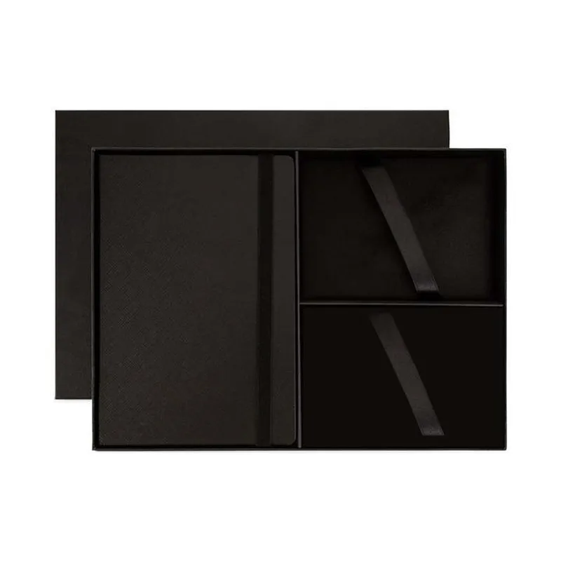 Cross hard cover notebook, three piece gift box
