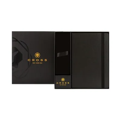Cross hard cover notebook, two piece gift box