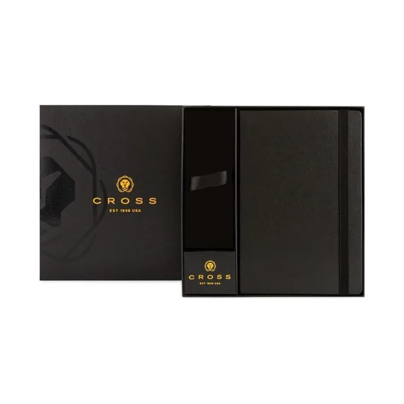 Cross hard cover notebook, two piece gift box