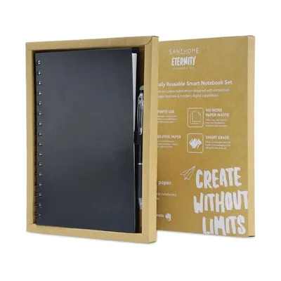Eternity reusable notebook and pen set