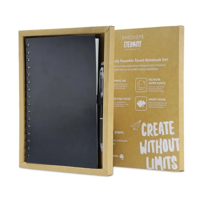 Eternity reusable notebook and pen set