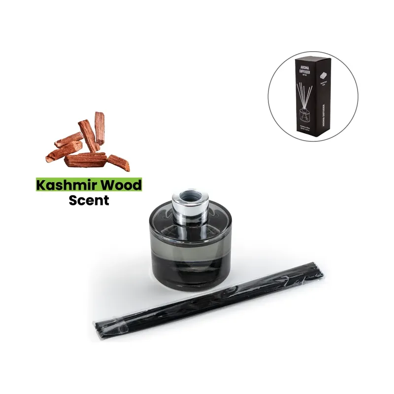 Aroma Reed Diffuser with Kashmir Wood Scent 100ml & 6 Pcs Sticks