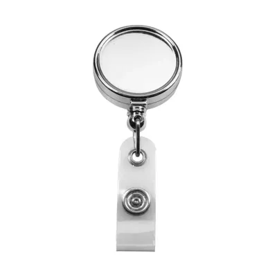 Silver Mirror Shiny Badge Reels