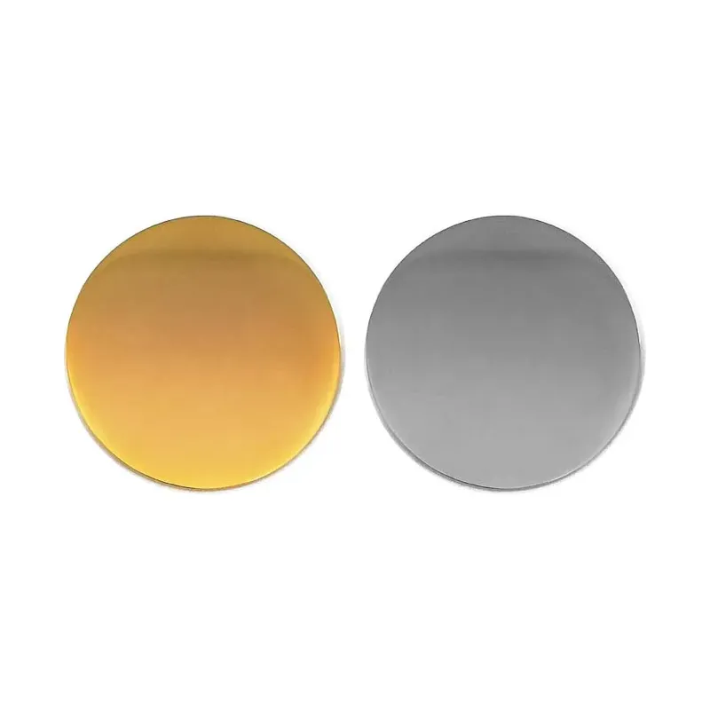 Round Flat Metal Badges 25mm