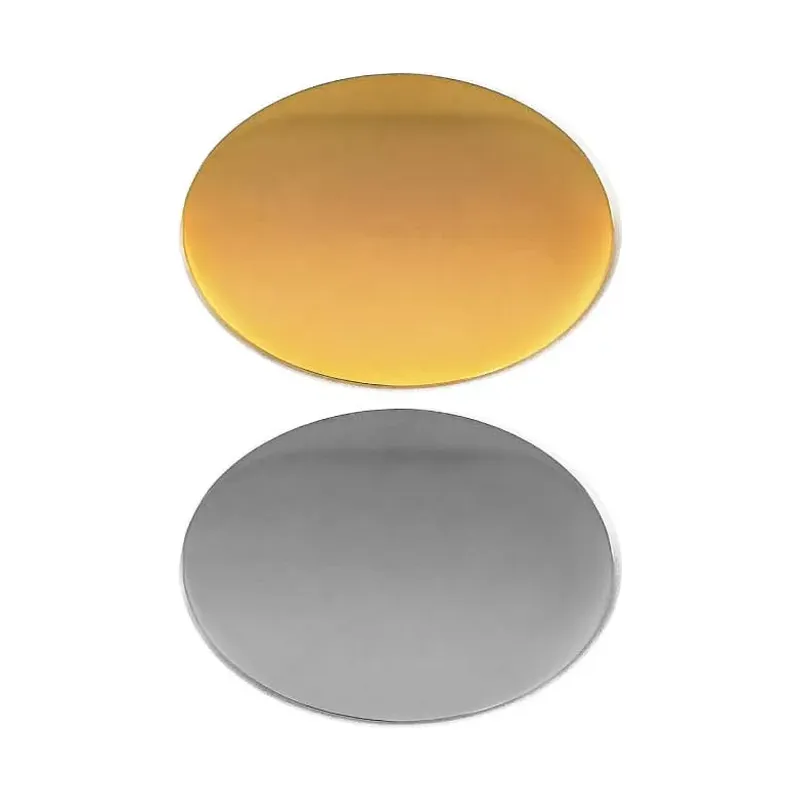 Oval Flat Metal Badges