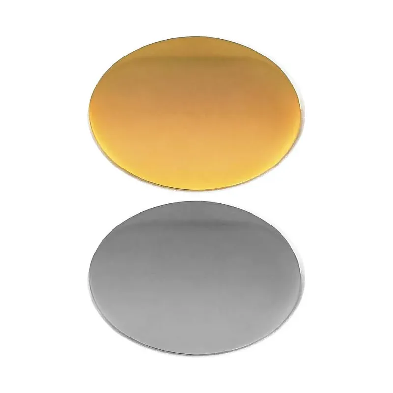 Oval Flat Metal Badges
