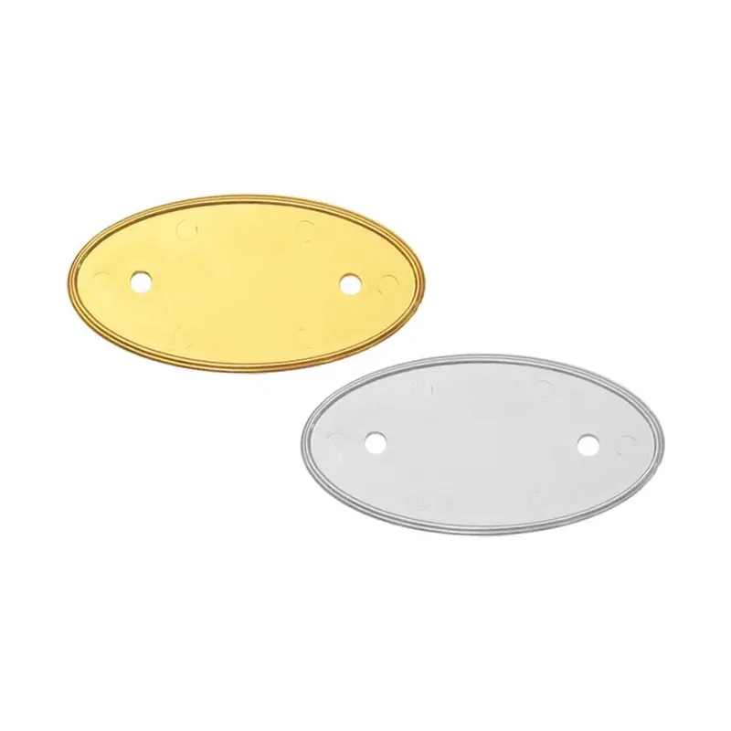 PVC Injected Oval Name Badges