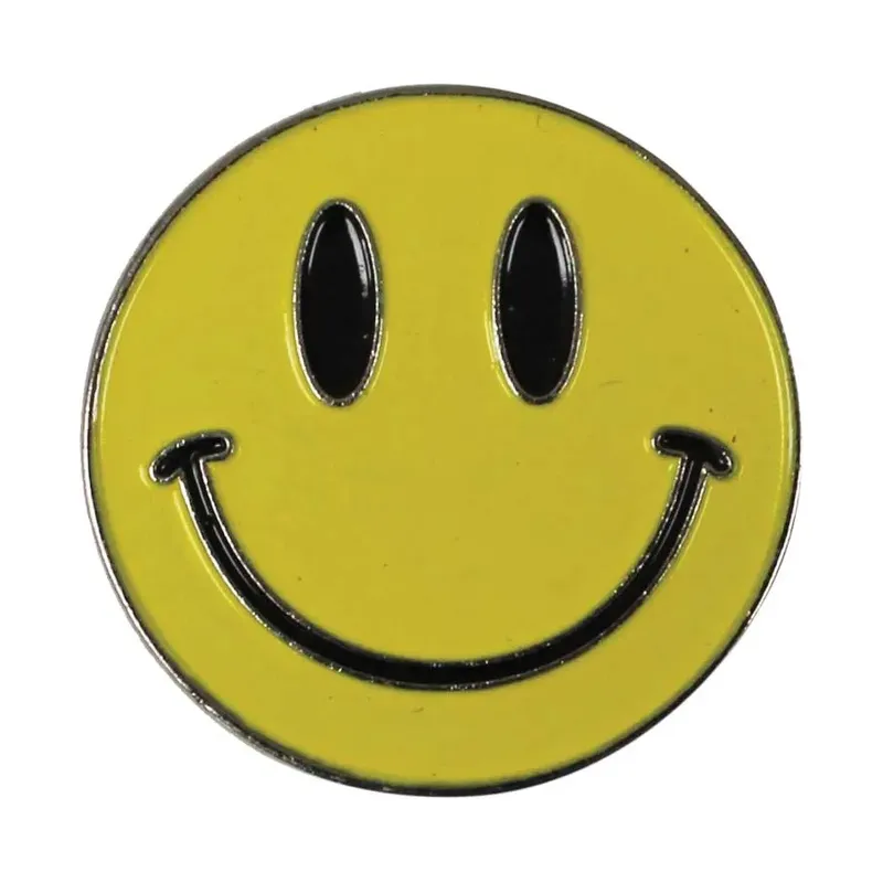 Smiley Metal Badges
